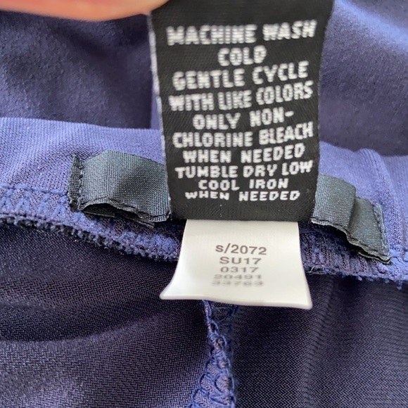 ALFANI Navy Nautical Wide Leg Pants Size PS NWT - Picture 9 of 13